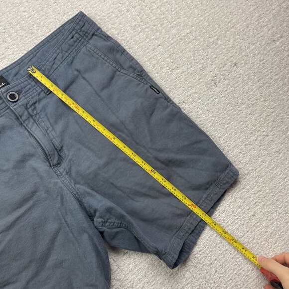 O’Neill Men’s Dark Blue Chino Shorts Size 34 Standard Fit Summer Beach Preppy - Picture 8 of 13